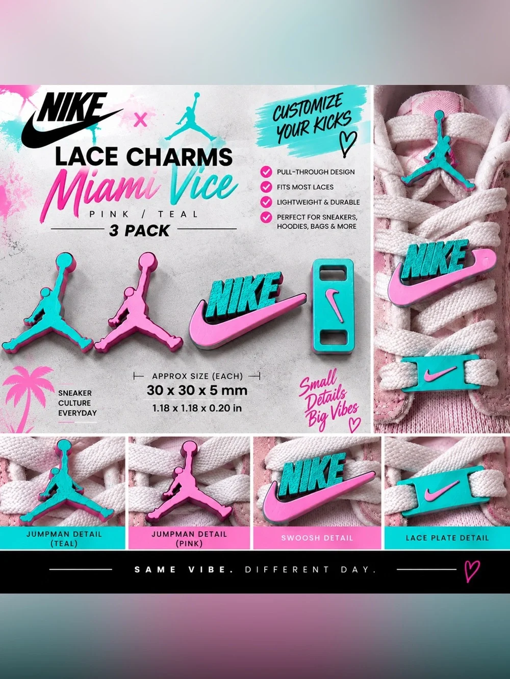 Sneaker Charms Lace Charms MIX N MATCH ANY 5/$15